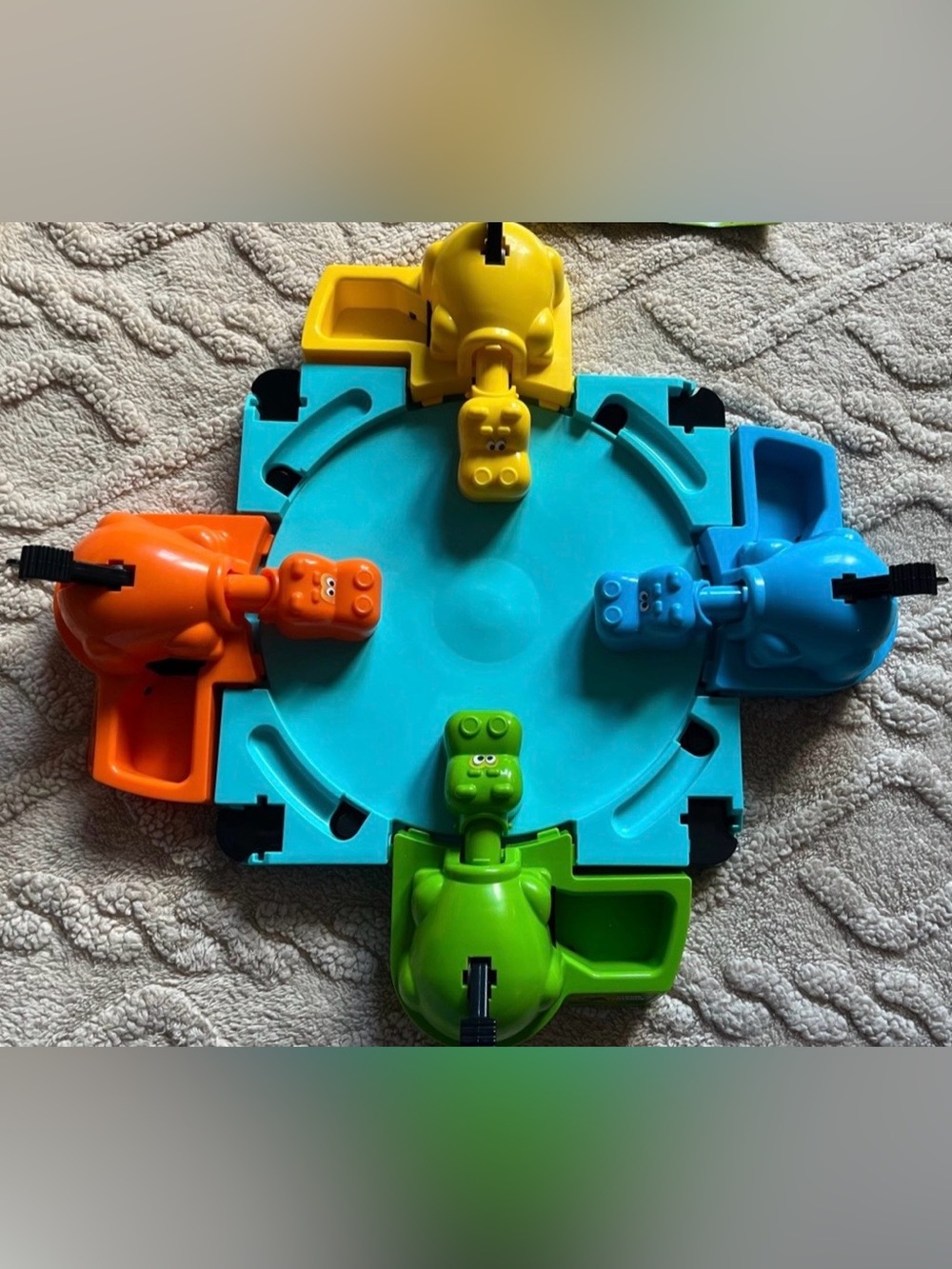 Hungry Hungry Hippos Board Game - Full Size Hasbro Family Marble Game, No Box